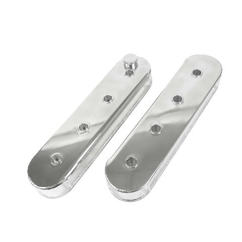 Top Street Performance JM8081-5P Aluminum Fabricated Valve Cover w/o Coil Mounts, Polished
