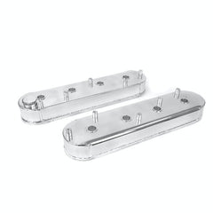 Top Street Performance JM8081-6P Aluminum Fabricated Valve Cover w/ Coil Mounts, Polished