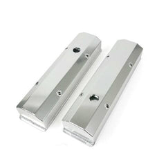 Top Street Performance JM8091-2P Aluminum Tall Fabricated Valve Cover Long Bolt, w/o Breather Hole, Polished