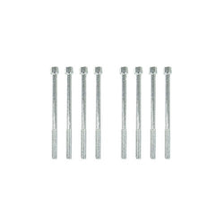 Top Street Performance JM8091-7P Aluminum Tall Fabricated Valve Cover Long Bolt, w/ Breather Hole, Polished