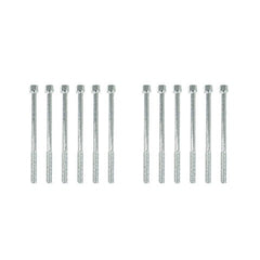 Top Street Performance JM8093-7P Aluminum Tall Fabricated Valve Cover Long Bolt, w/ Breather Hole, Polished