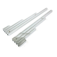 Top Street Performance JM9002C Billet Aluminum Wire Loom Set 9.5mm, Ball-Milled, Chrome