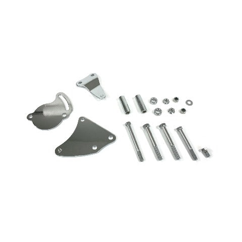 Top Street Performance JM9116C Steel GM Type II Power Steering Pump Bracket Kit