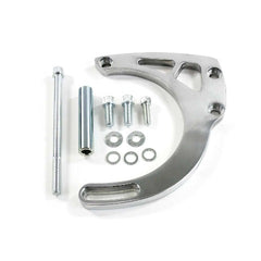Top Street Performance JM9131P Chevy SB LWP, Mid Mount, Aluminum Alternator Bracket Kit, Polished
