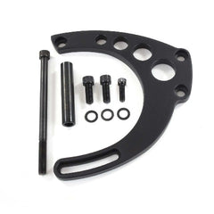 Top Street Performance JM9133BK Chevy BB LWP, Mid Mount, Aluminum Alternator Bracket Kit, Black