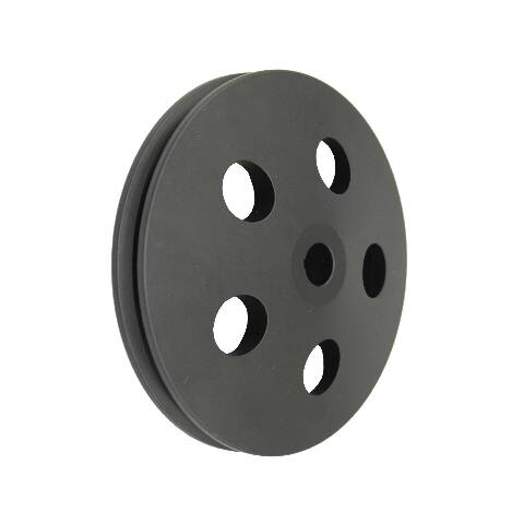 Top Street Performance SP8848-1BK Aluminum Pulley - GM Saginaw Power Steering Pump, Single Groove, 1/2 inch V-Belt