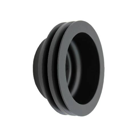 Top Street Performance SP8857BK Aluminum Pulley - Chevy SB, Crankshaft, Single Groove, Long Water Pump, Black