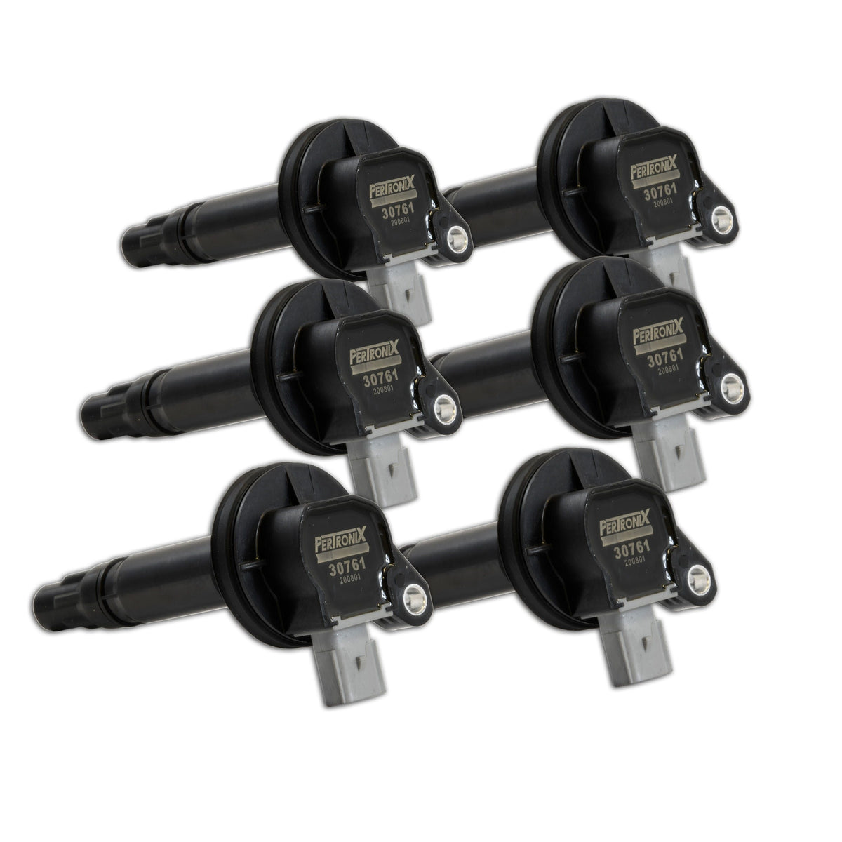 PerTronix 30766 Coil Flame-Thrower Ford V6 EcoBoost 3.5;2-Pin Gray;Set of 6; 2010-12