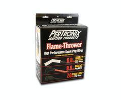 PerTronix 828224HT Wires, 8MM GM LS 45? Black Ceramic Boot; Black wire