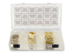 PerTronix A2032 Terminal Kit Brass Open Barrel with covers (326pcs)