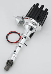 PerTronix D101700 Elec Dist Billet Chevy 409 w/Ignitor II Vac Adv. Black Cap