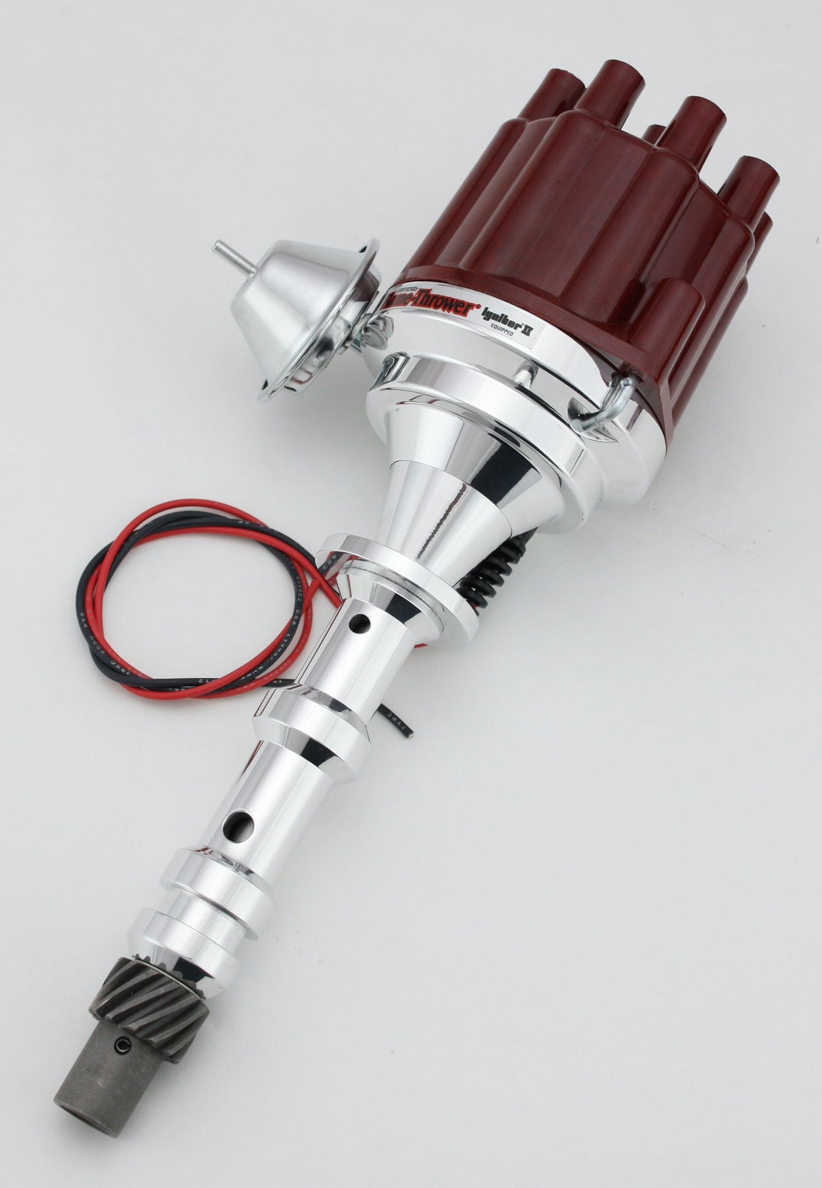 PerTronix D101701 Elec Dist Billet Chevy 409 w/Ignitor II Vac Adv. Red Cap