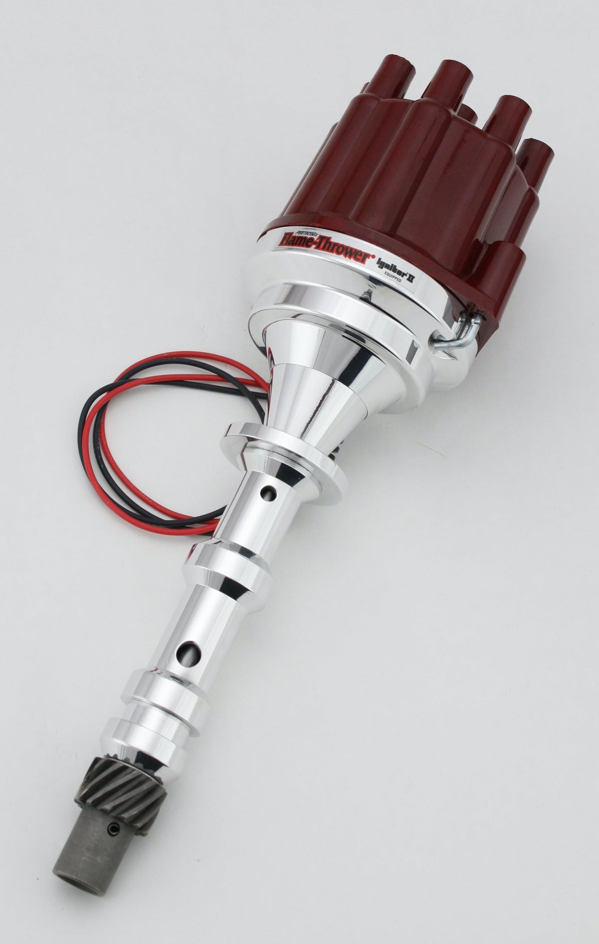 PerTronix D101801 Elec Dist Billet Chevy 409 w/Ignitor II Non Vac Adv. Red Cap