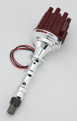 PerTronix D101801 Elec Dist Billet Chevy 409 w/Ignitor II Non Vac Adv. Red Cap