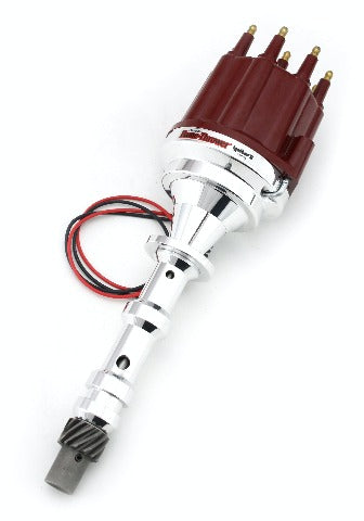 PerTronix D101811 Elec Dist Billet Chevy 409 w/Ignitor II Non Vac Adv. Red Male Cap