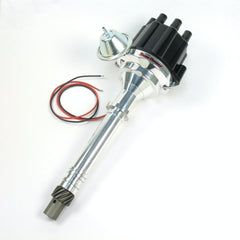 PerTronix D107700 Elec Dist Billet GM 90 Degree V6 w/Ignitor II Vac Adv. Black Cap