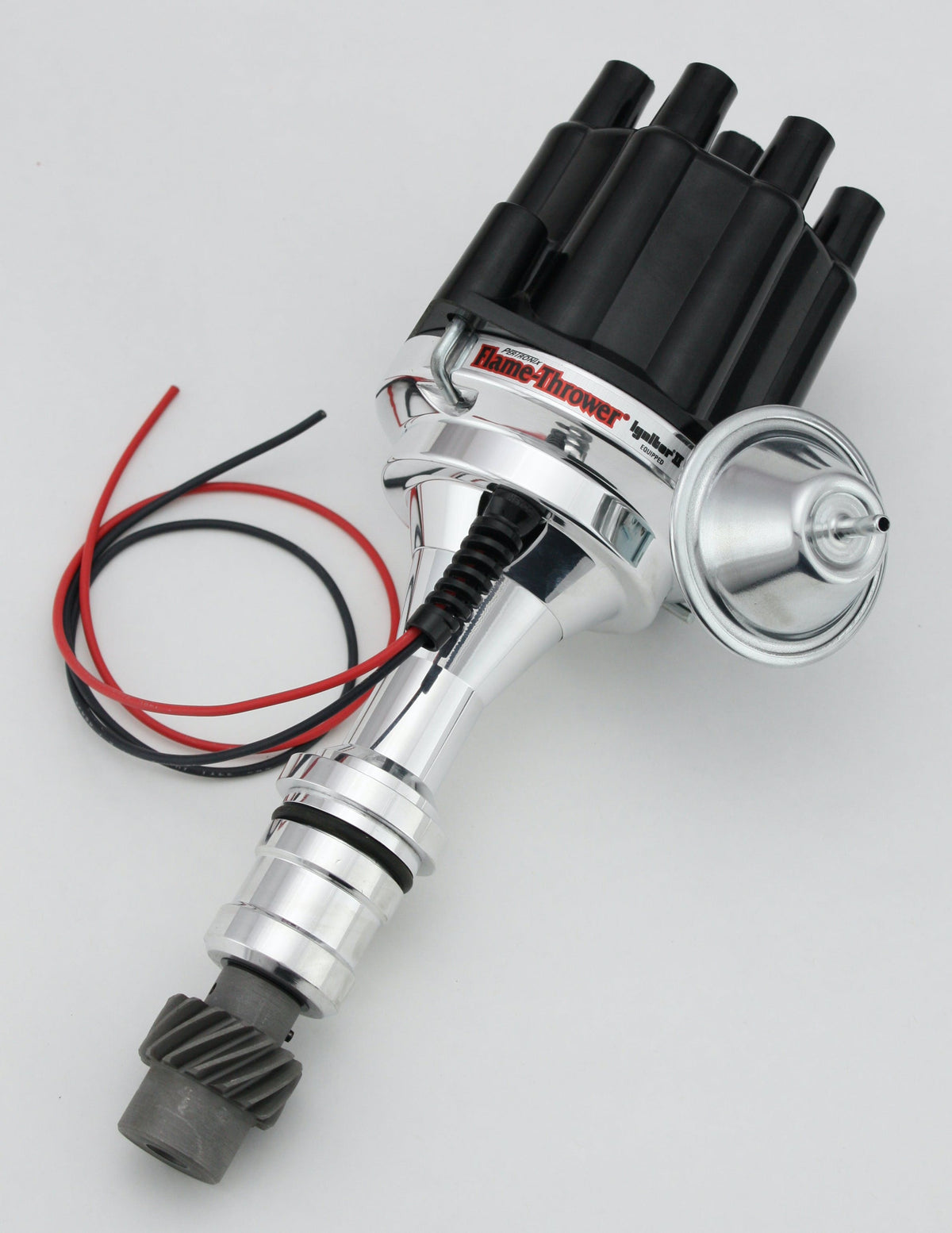 PerTronix D110700 D110700 Elec Dist Billet Oldsmobile V8 w/Ignitor II Vac Adv. Black Cap