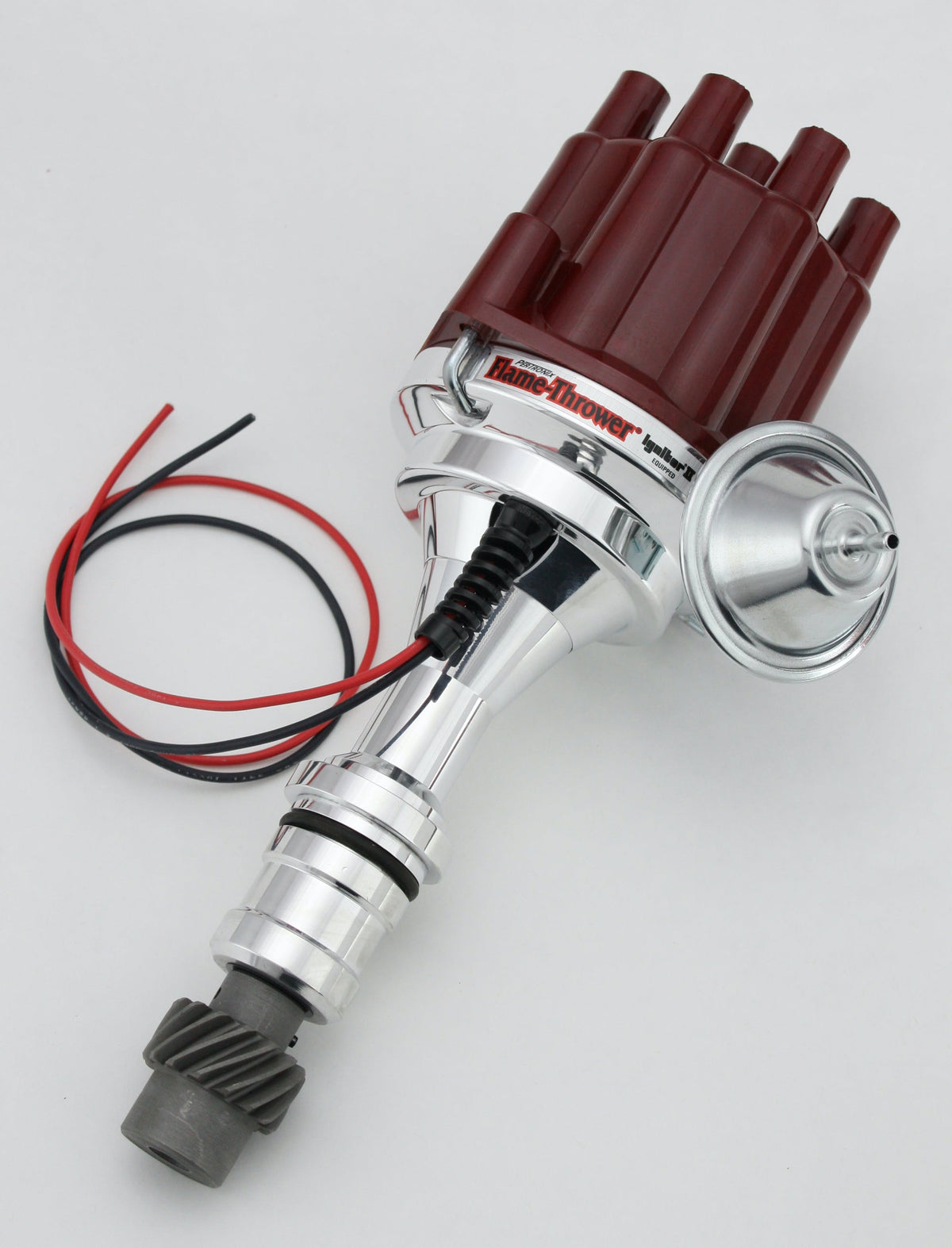 PerTronix D110701 D110701 Elec Dist Billet Oldsmobile V8 w/Ignitor II Vac Adv. Red Cap