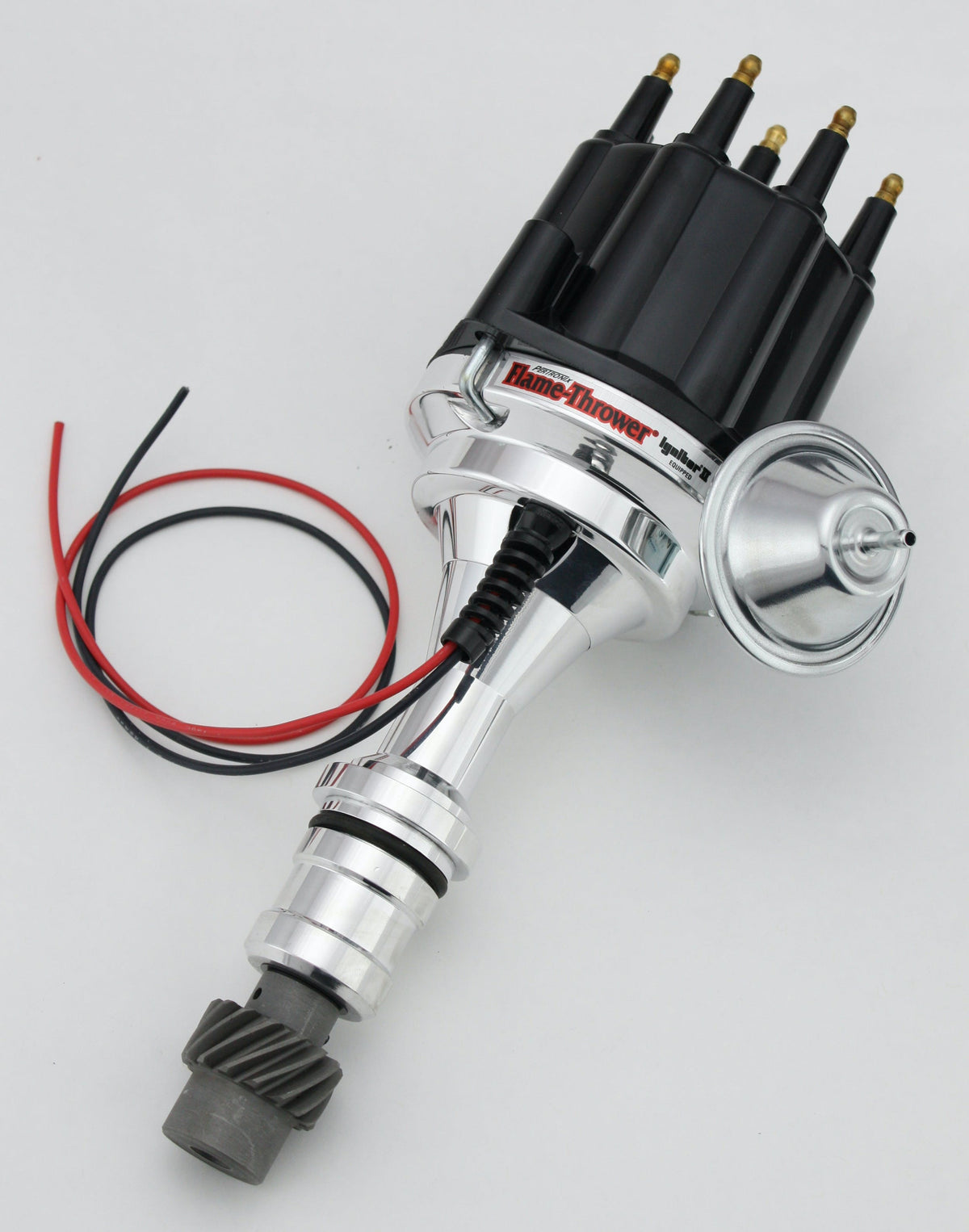 PerTronix D110710 D110710 Elec Dist Billet Oldsmobile V8 w/Ignitor II Vac Adv. Black Male Cap
