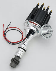 PerTronix D110710 D110710 Elec Dist Billet Oldsmobile V8 w/Ignitor II Vac Adv. Black Male Cap