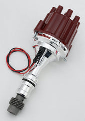 PerTronix D110801 D110801 Elec Dist Billet Oldsmobile V8 w/Ignitor II Non Vac Adv. Red Cap