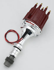 PerTronix D110811 D110811 Elec Dist Billet Oldsmobile V8 w/Ignitor II Non Vac Adv. Red Male Cap