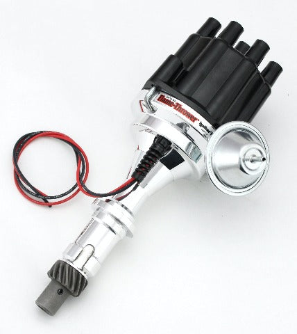 PerTronix D120700 D120700 Elec Dist Billet Pontiac V8 w/Ignitor II Vac Adv. Black Cap