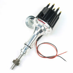 PerTronix D131710 D131710 Elec Dist Billet Ford 351W w/Ignitor II Vac Adv. Black Male Cap