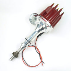 PerTronix D131711 D131711 Elec Dist Billet Ford 351W w/Ignitor II Vac Adv. Red Male Cap
