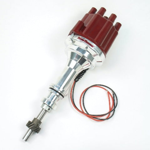 PerTronix D131801 D131801 Elec Dist Billet Ford 351W w/Ignitor II Non Vac Adv. Red Cap