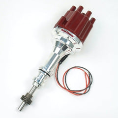 PerTronix D131801 D131801 Elec Dist Billet Ford 351W w/Ignitor II Non Vac Adv. Red Cap