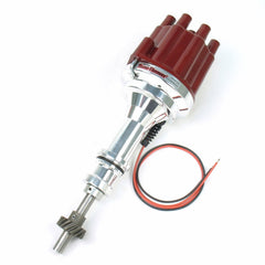 PerTronix D132801 D132801 Elec Dist Billet Ford 351C w/Ignitor II Non Vac Adv. Red Cap