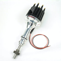 PerTronix D132810 D132810 Elec Dist Billet Ford 351C w/Ignitor II Non Vac Adv. Black M Cap