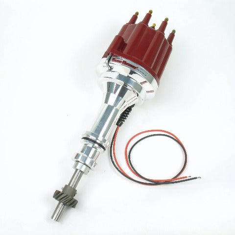 PerTronix D132811 D132811 Elec Dist Billet Ford 351C w/Ignitor II Non Vac Adv. Red M Cap