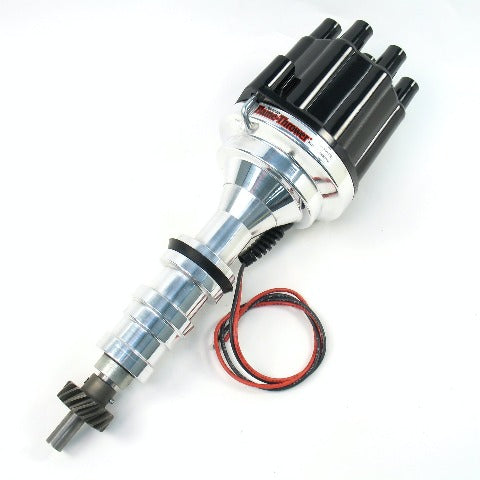 PerTronix D133800 D133800 Elec Dist Billet Ford FE 352-428 w/Ignitor II Non Vac Adv. Black Cap