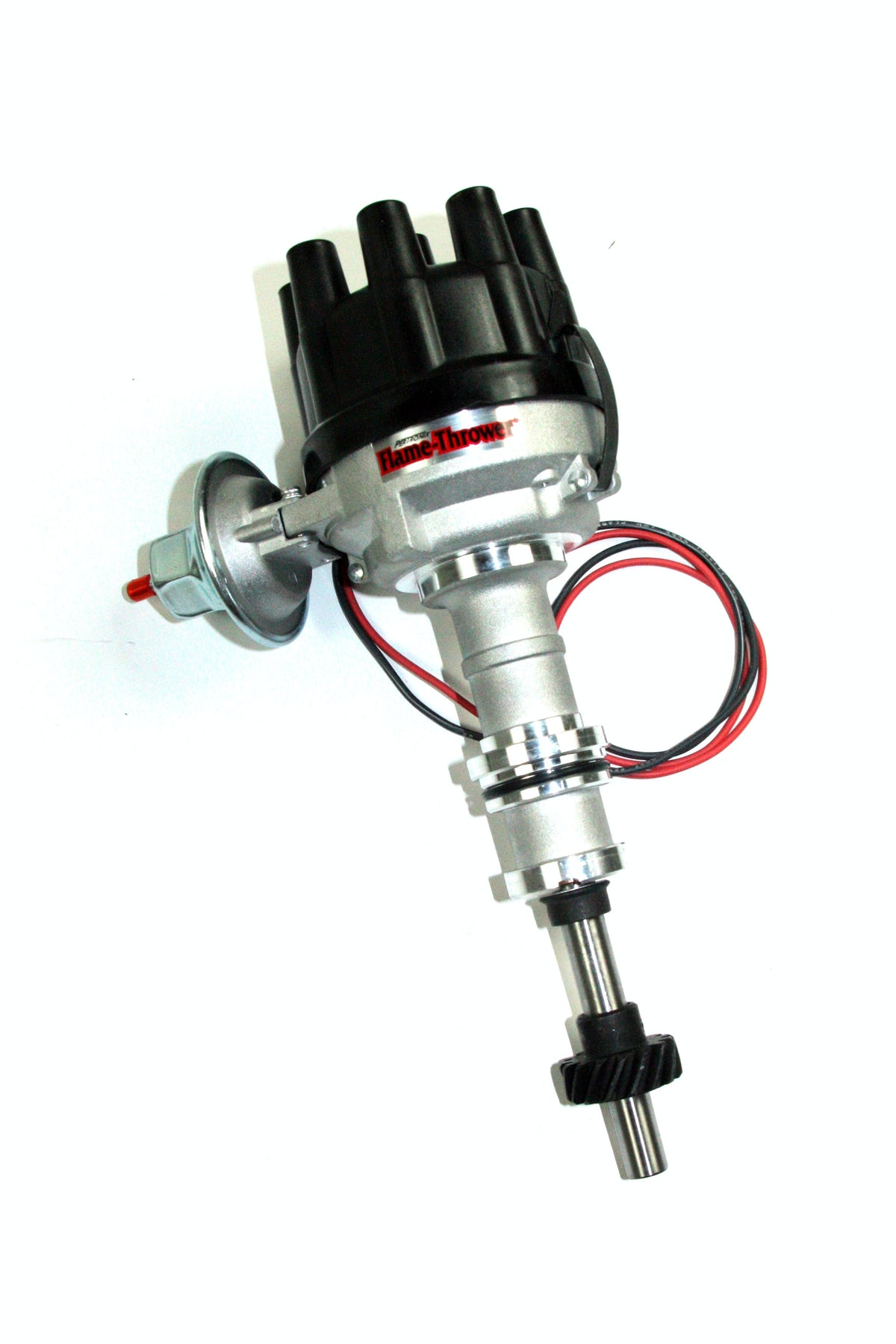 PerTronix D134620 Elec Dist Cast Ford 351C w/Ignitor Vac Adv. Black Cap