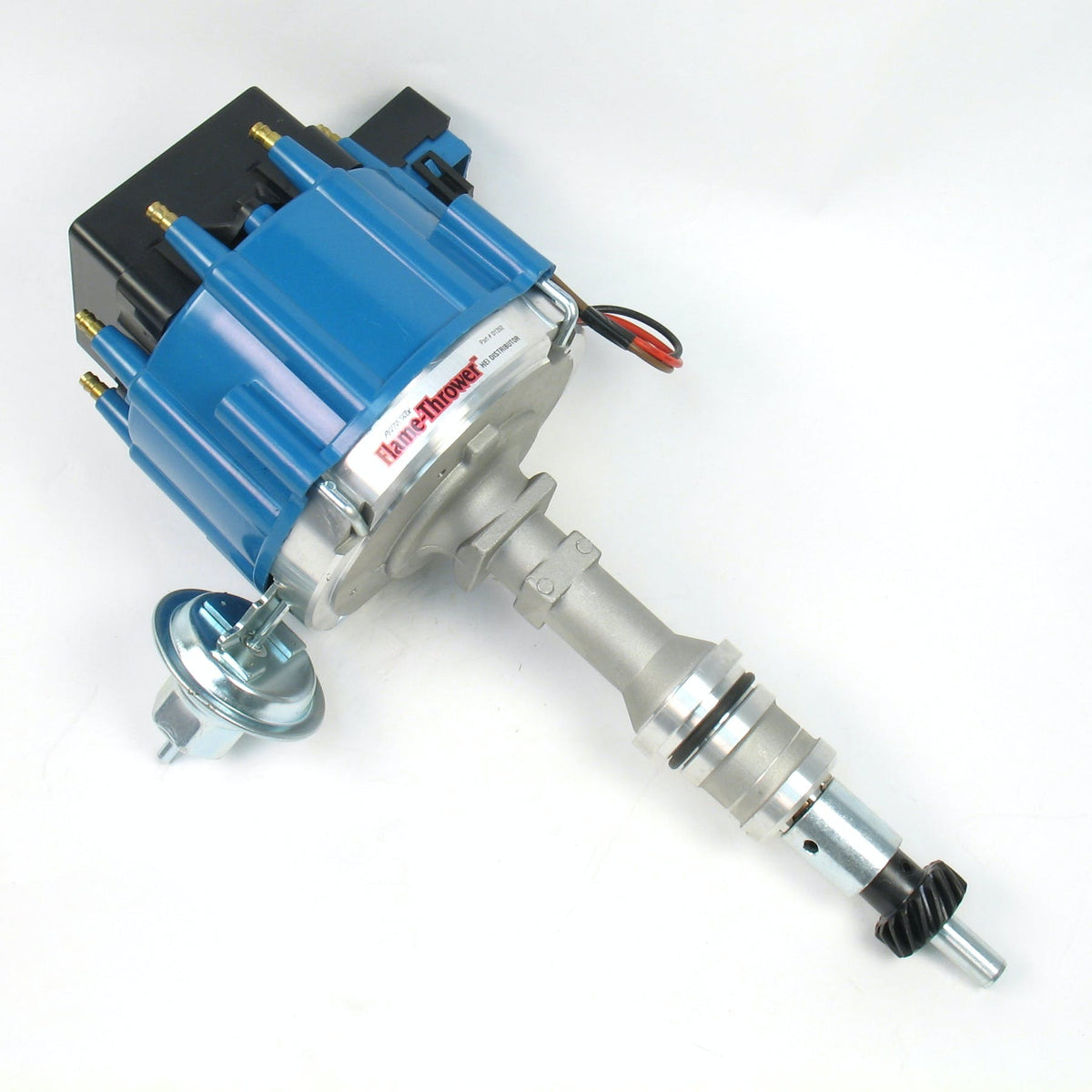 PerTronix D1352 D1352Dist HEI Ford SB Blue Cap Machined Housing