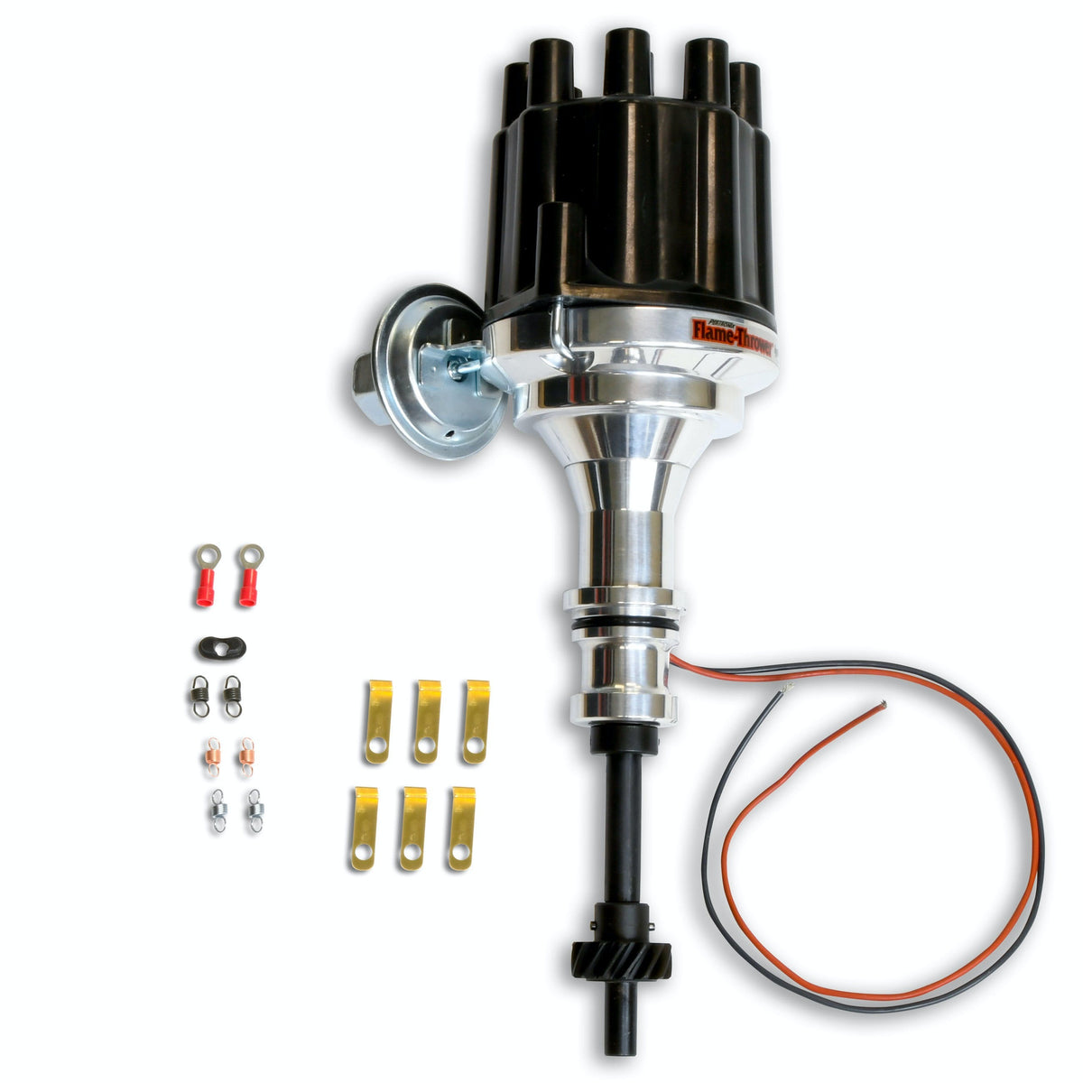 PerTronix D135700 Dist Billet Ford Y-Block black cap