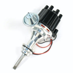 PerTronix D141700 Elec Dist Billet Chrys/Dodge/Plym 273-360 w/Ignitor II Vac Adv. Black Cap