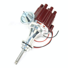 PerTronix D141701 Elec Dist Billet Chrys/Dodge/Plym 273-360 w/Ignitor II Vac Adv. Red Cap