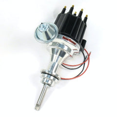 PerTronix D141710 Elec Dist Billet Chrys/Dodge/Plym 273-360 w/Ignitor II Vac Adv. Black Male Cap