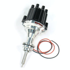 PerTronix D141800 Elec Dist Billet Chrys/Dodge/Plym 273-360 w/Ignitor II Non Vac Adv. Black Cap