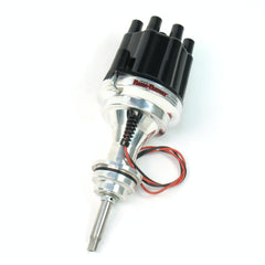 PerTronix D142800 Elec Dist Billet Chrys/Dodge/Plym 383-400 w/Ignitor II Non Vac Adv. Black Cap