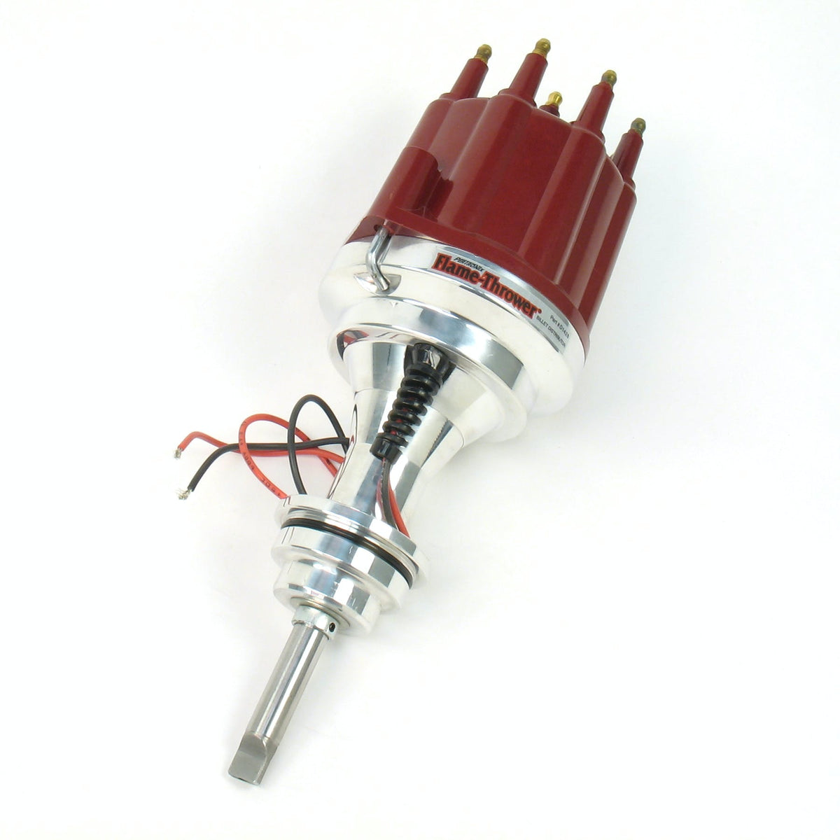 PerTronix D142811 Elec Dist Billet Chrys/Dodge/Plym 383-400 w/Ignitor II Non Vac Adv. Red Male Cap