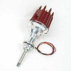 PerTronix D143811 Elec Dist Billet Chrys/Dodge/Plym 426-440 w/Ignitor II Non Vac Adv. Red Male Cap