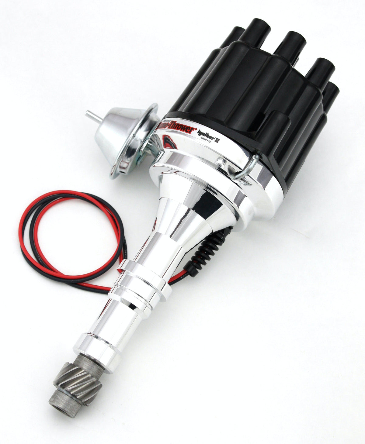 PerTronix D150700 D150700 Elec Dist Billet Buick V8 w/Ignitor II Vac Adv. Black Cap