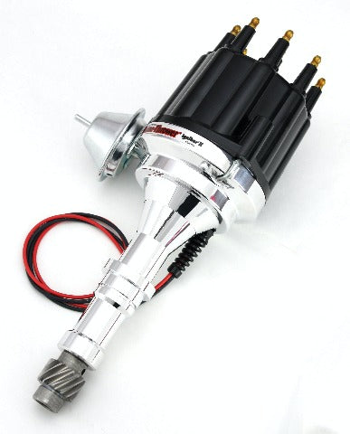 PerTronix D150710 D150710 Elec Dist Billet Buick V8 w/Ignitor II Vac Adv. Black Male Cap
