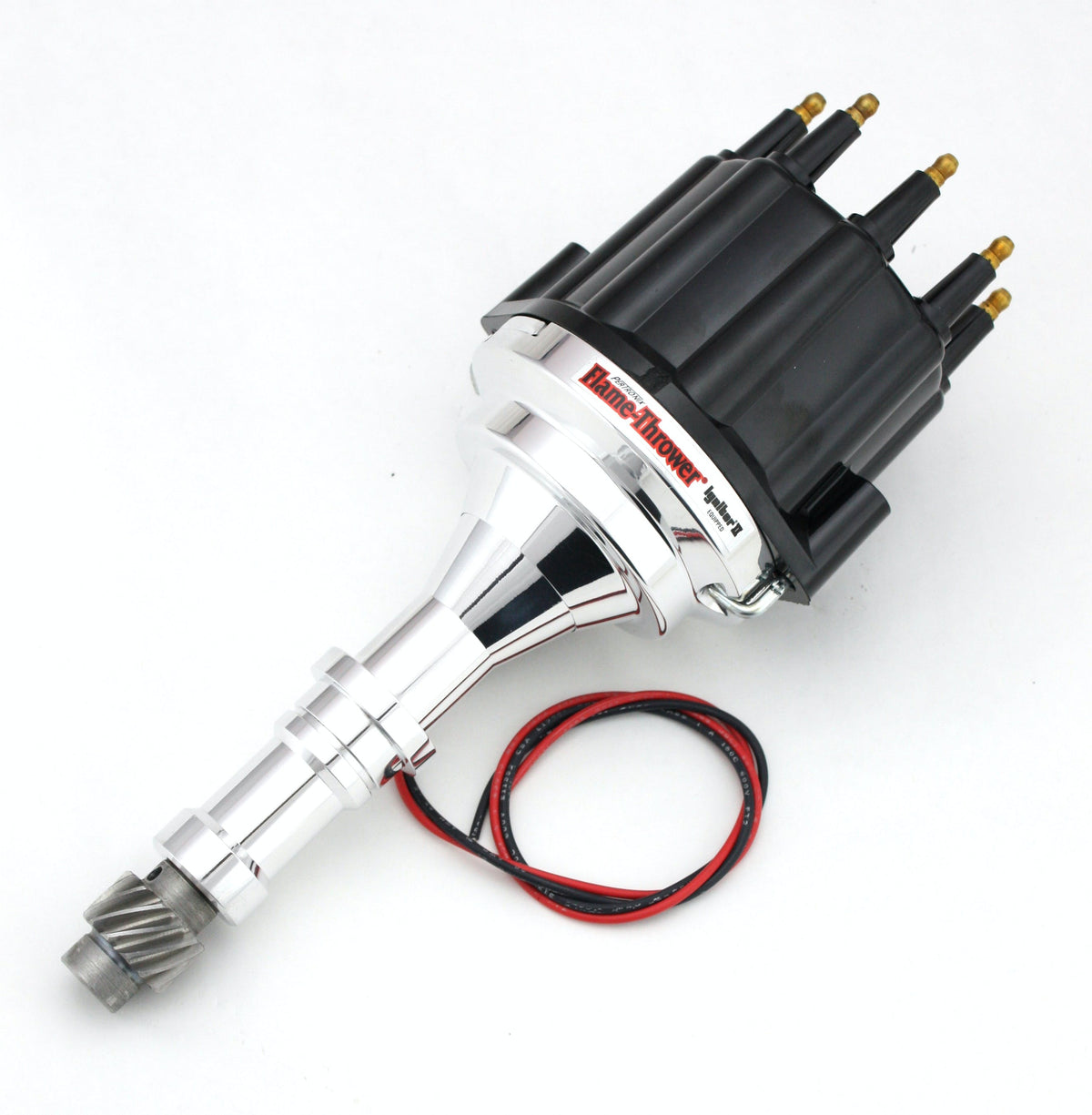 PerTronix D150810 D150810 Elec Dist Billet Buick V8 w/Ignitor II Non Vac Adv. Black Male Cap