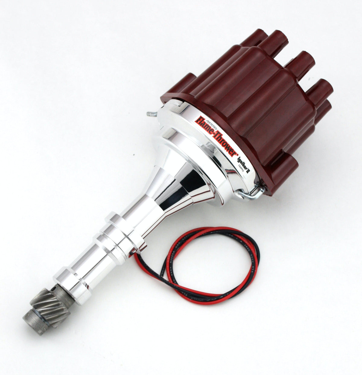 PerTronix D151801 Elec Dist Billet Buick V8 215-350 w/Ignitor II Non Vac Adv. Red Cap