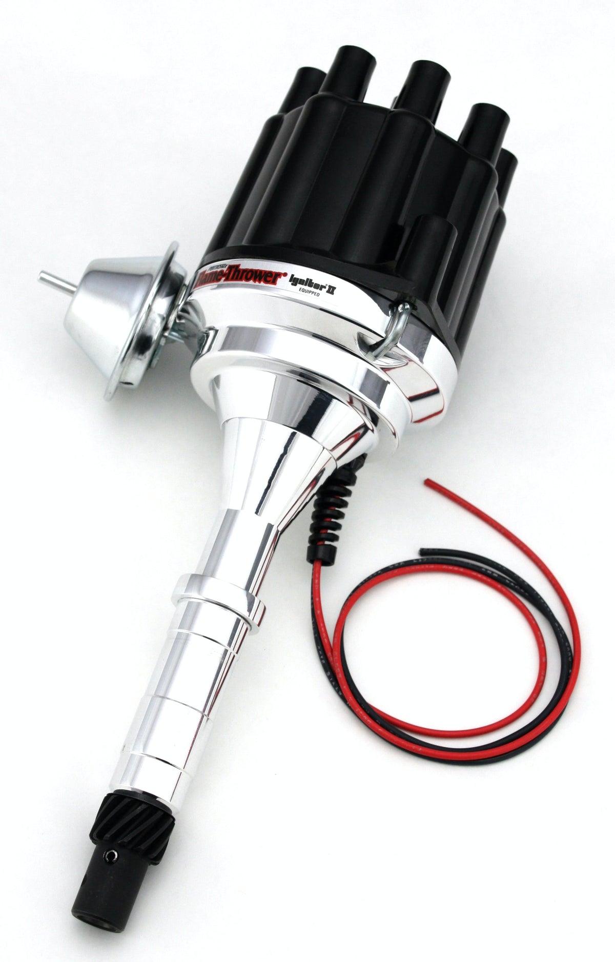 PerTronix D160700 Elec Dist Billet AMC V8 w/Ignitor II Vac Adv. Black Cap